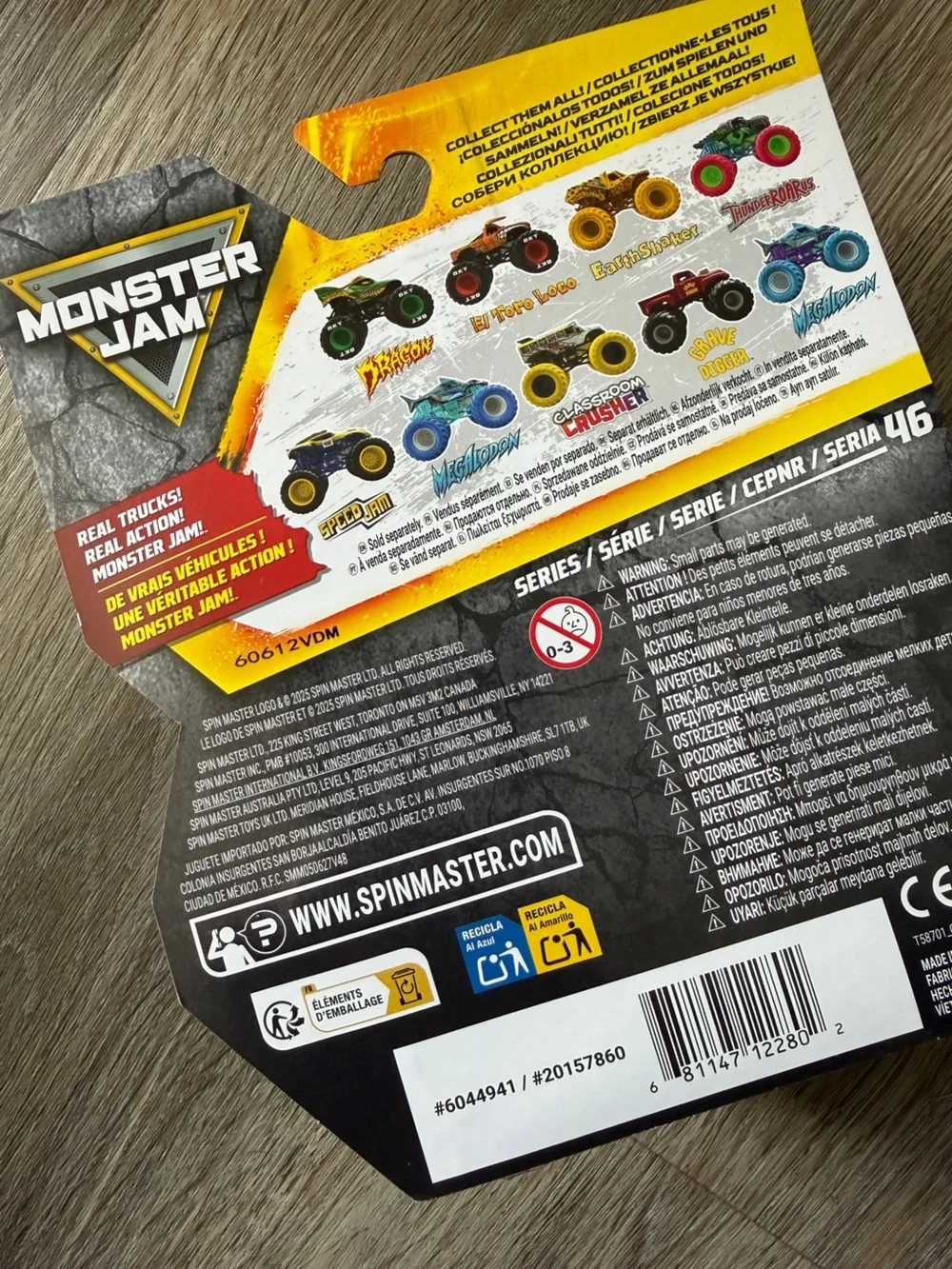 Official Monster Jam Digatron Monster Truck 1:64 Scale